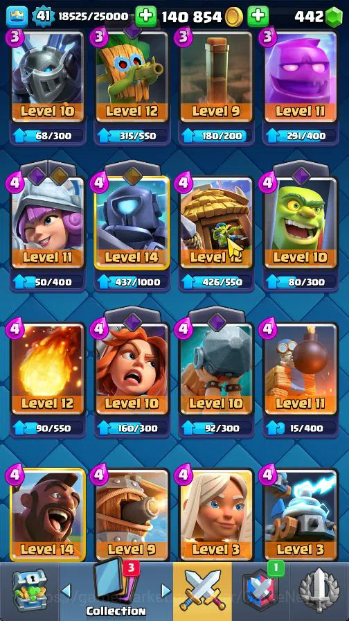 Clash Royale Accounts Lv 41|Trophy 8699|KTL 13|Limited Skin|Card 119| 1 image 8