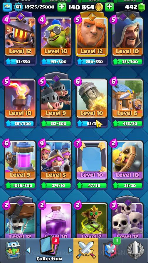 Clash Royale Accounts Lv 41|Trophy 8699|KTL 13|Limited Skin|Card 119| 1 image 9