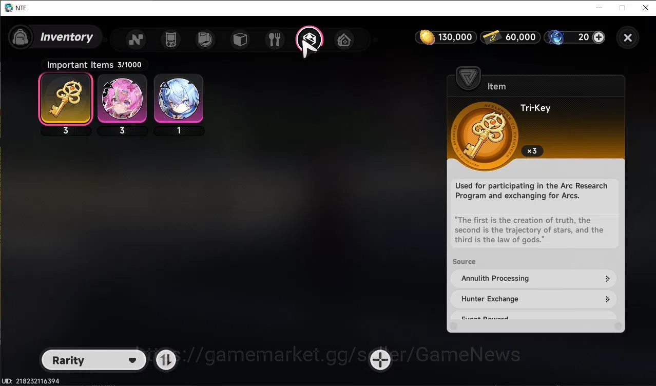 Neverness to Everness Accounts GLOBAL EU |HL 3| 1 SSR Limited Meta Nanally+Skin | image 8