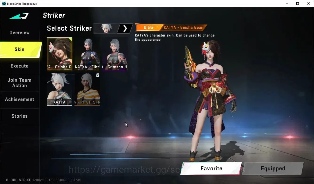 Blood Strike Accounts ASIA|13 ULTRA[katya-Geisha,Zero,Nacho,DeAgle,Vecto image 3
