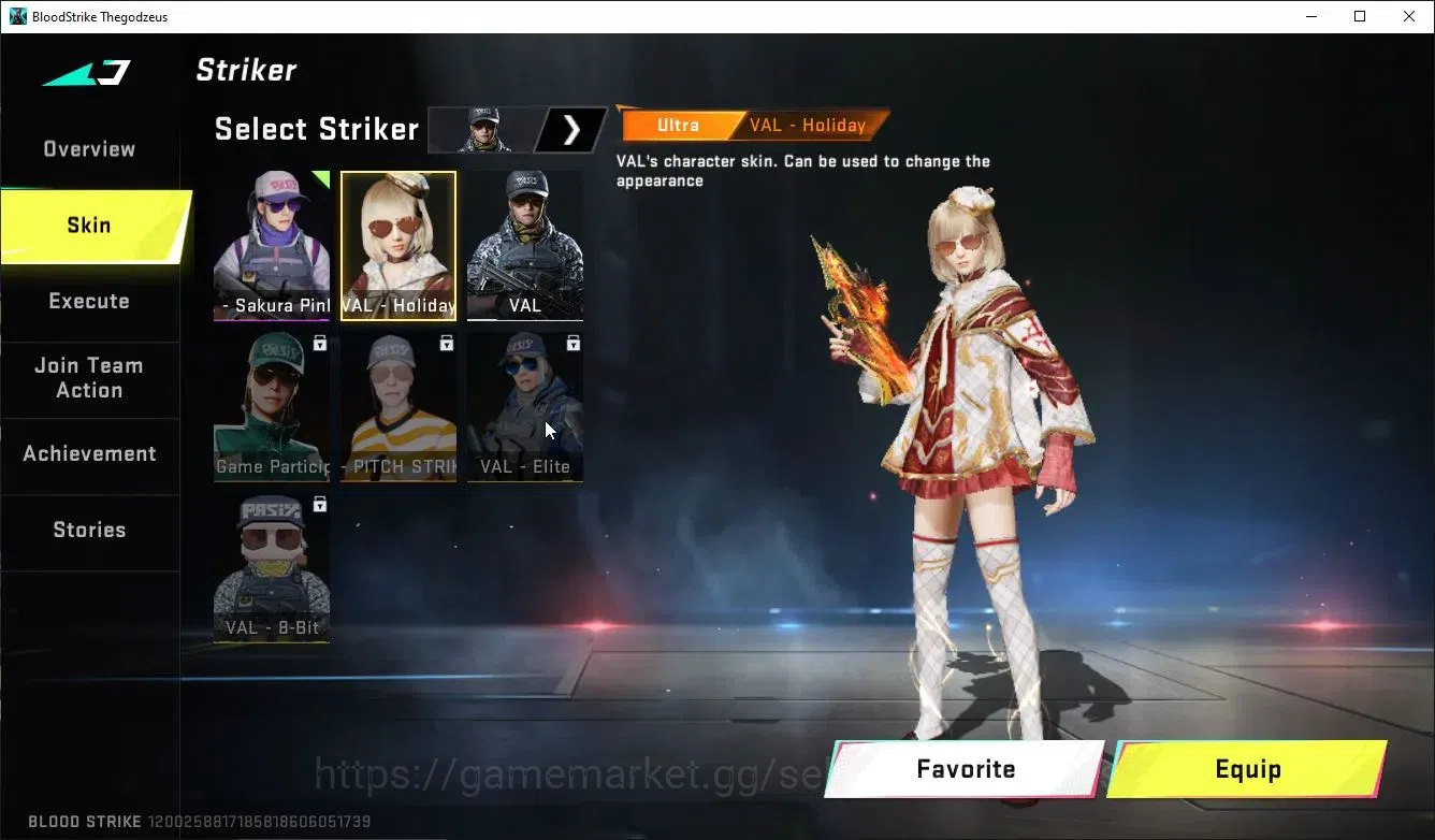 Blood Strike Accounts ASIA|13 ULTRA[katya-Geisha,Zero,Nacho,DeAgle,Vecto image 7