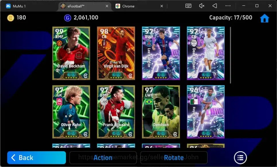 eFootball Accounts Android|PW 3156|Bigtime Van Dijk|Epic Beckham,Shev image 5
