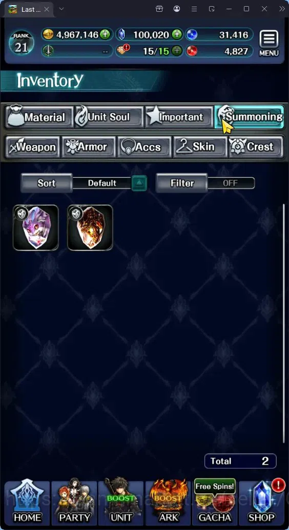 Last Cloudia Accounts GLOBAL|Rank 22|100K Crystal|Top Tier Unit(Goddess  image 11
