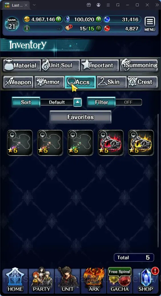 Last Cloudia Accounts GLOBAL|Rank 22|100K Crystal|Top Tier Unit(Goddess  image 13