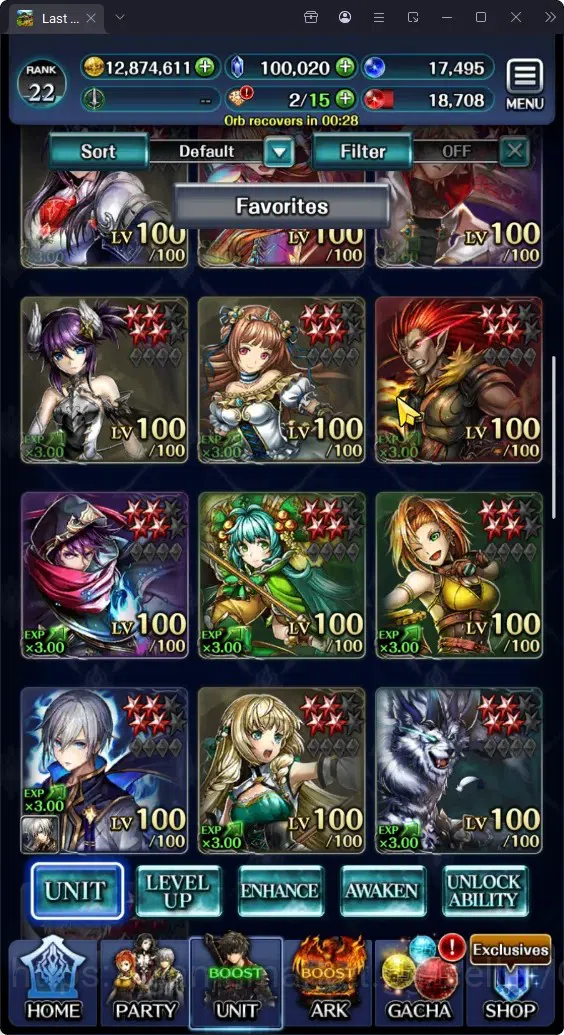 Last Cloudia Accounts GLOBAL|Rank 22|100K Crystal|Top Tier Unit(Goddess  image 15