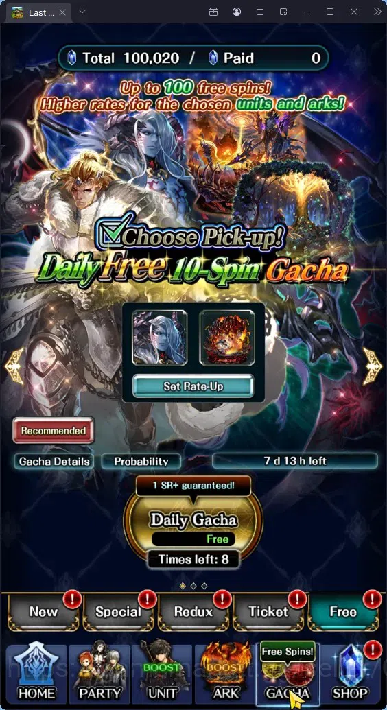 Last Cloudia Accounts GLOBAL|Rank 22|100K Crystal|Top Tier Unit(Goddess  image 5