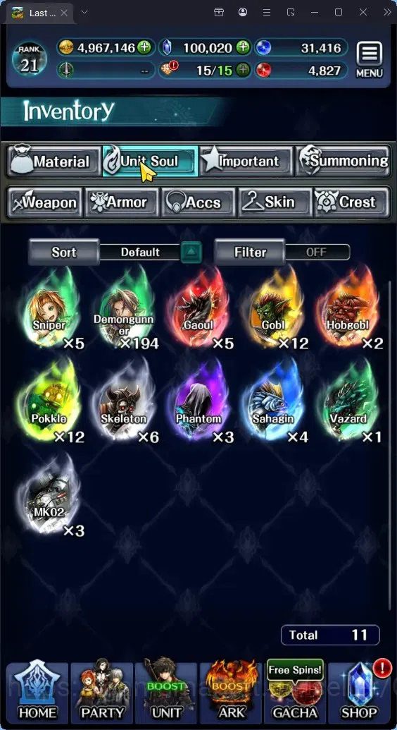 Last Cloudia Accounts GLOBAL|Rank 22|100K Crystal|Top Tier Unit(Goddess  image 9