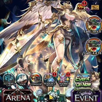 Last Cloudia Endgame GLOBAL|Rank 22|100K Crystal|Top Tier Unit(Goddess  image 1