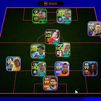 eFootball Accounts Legends & Iconic Players Android|8 Epic Rui Costa,Paul Scholes,Samuel Eto'o,W.Rooney,Ivan Cordoba,Wesley