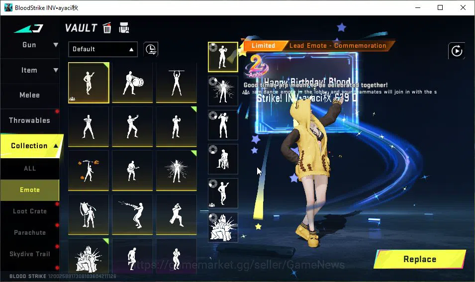 Blood Strike Accounts ASIA|35 ULTRA[EMMA,VOLT,ZERO,MP5,URB,M700,FAL,Etc] image 10