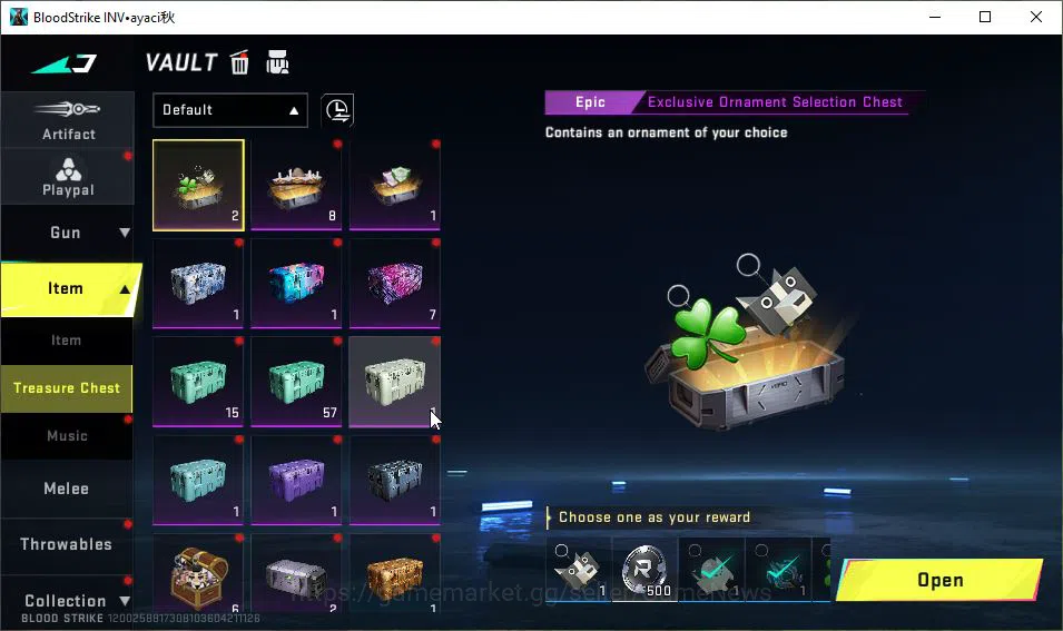 Blood Strike Accounts ASIA|35 ULTRA[EMMA,VOLT,ZERO,MP5,URB,M700,FAL,Etc] image 11