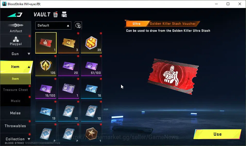 Blood Strike Accounts ASIA|35 ULTRA[EMMA,VOLT,ZERO,MP5,URB,M700,FAL,Etc] image 12