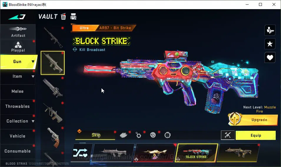 Blood Strike Accounts ASIA|35 ULTRA[EMMA,VOLT,ZERO,MP5,URB,M700,FAL,Etc] image 16