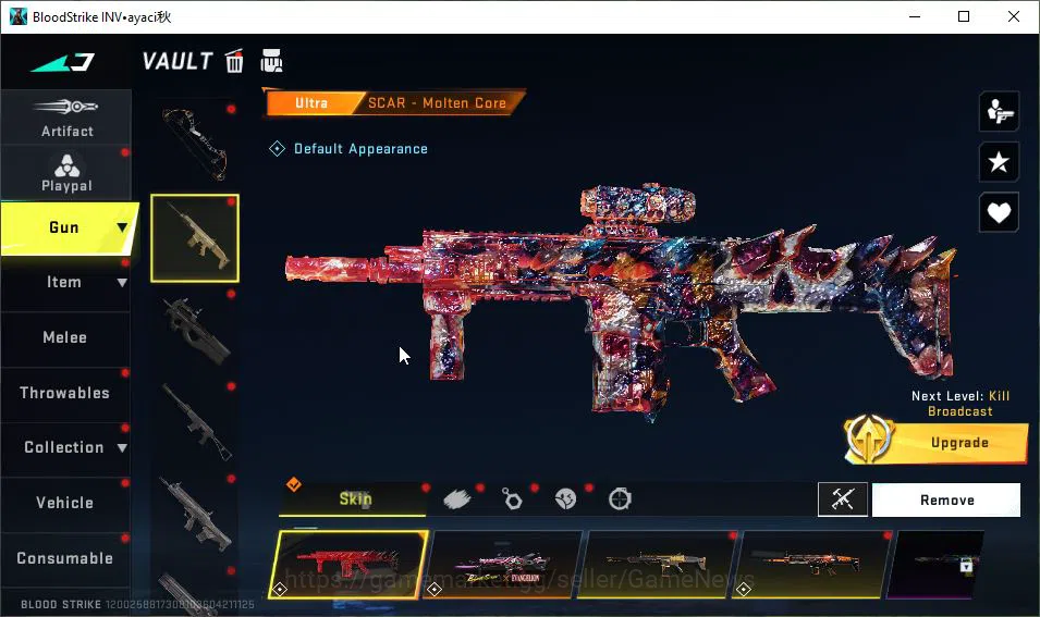 Blood Strike Accounts ASIA|35 ULTRA[EMMA,VOLT,ZERO,MP5,URB,M700,FAL,Etc] image 18