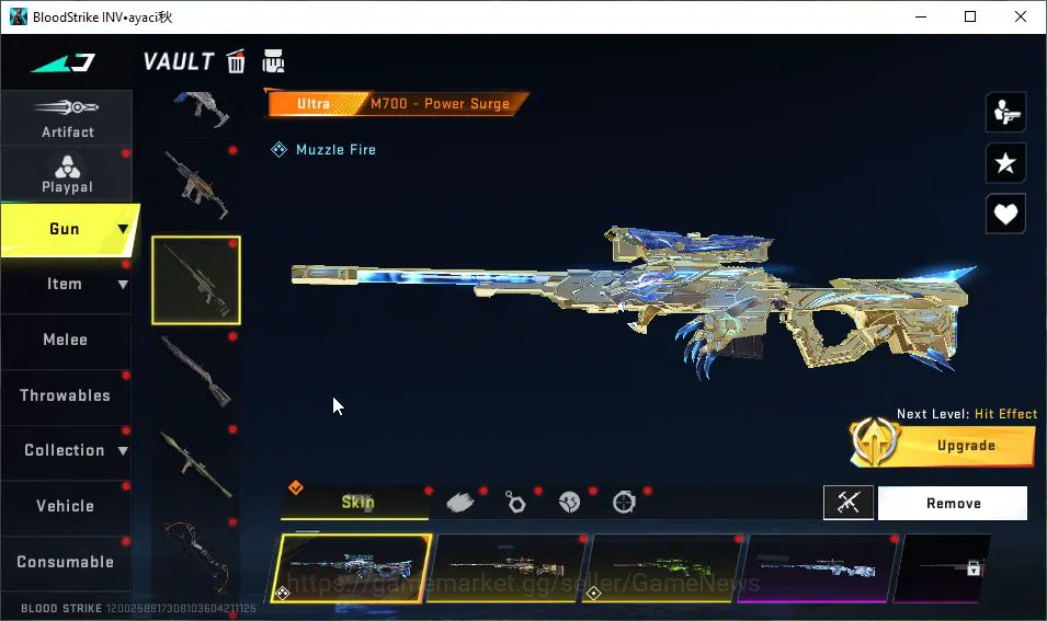 Blood Strike Accounts ASIA|35 ULTRA[EMMA,VOLT,ZERO,MP5,URB,M700,FAL,Etc] image 20