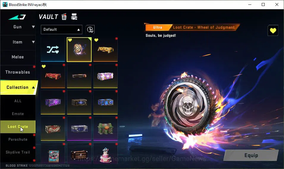 Blood Strike Accounts ASIA|35 ULTRA[EMMA,VOLT,ZERO,MP5,URB,M700,FAL,Etc] image 9
