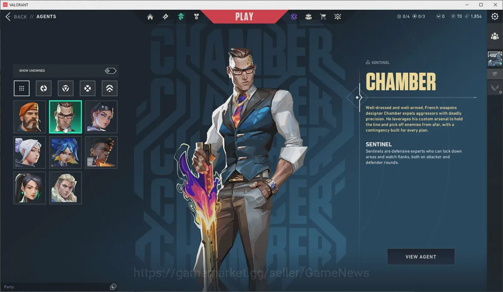 Valorant Accounts AP Server |Lvl 21|Ready Ranked|8 Agent [Chamber, C image 4