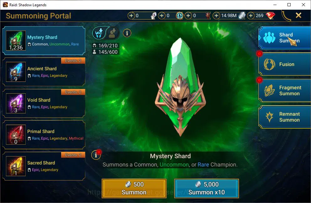 Raid: Shadow Legends Accounts Lv49 683K Power|19 Legendary(Xenomorph,Ninja,Draco image 18