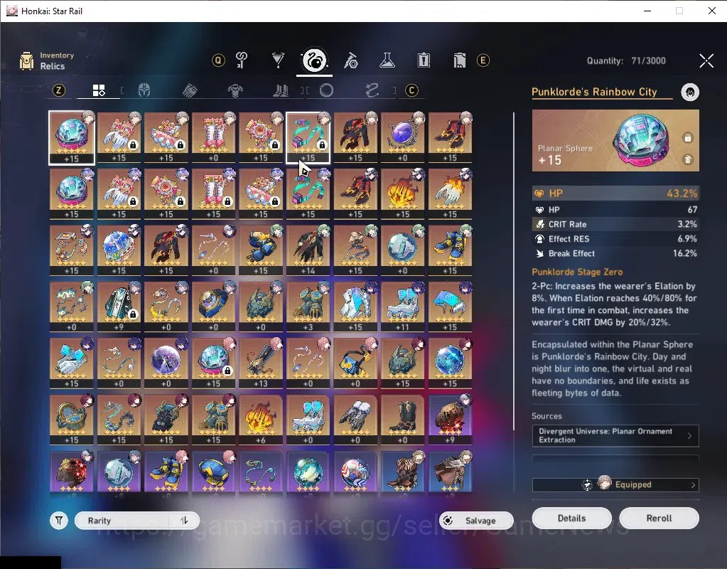 Honkai Star Rail Accounts Asia|TL 61|5 Limited|(Silver Wolf 999,Ashveil)+Sig image 6