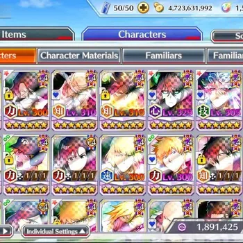Bleach: Brave Souls Accounts High-End GLOBAL|BP 2,2M+1,4K CC|1K Orb|14 MT|TYBW26 (Jugram,Yhwach,Genryusai,Yoruichi),11th