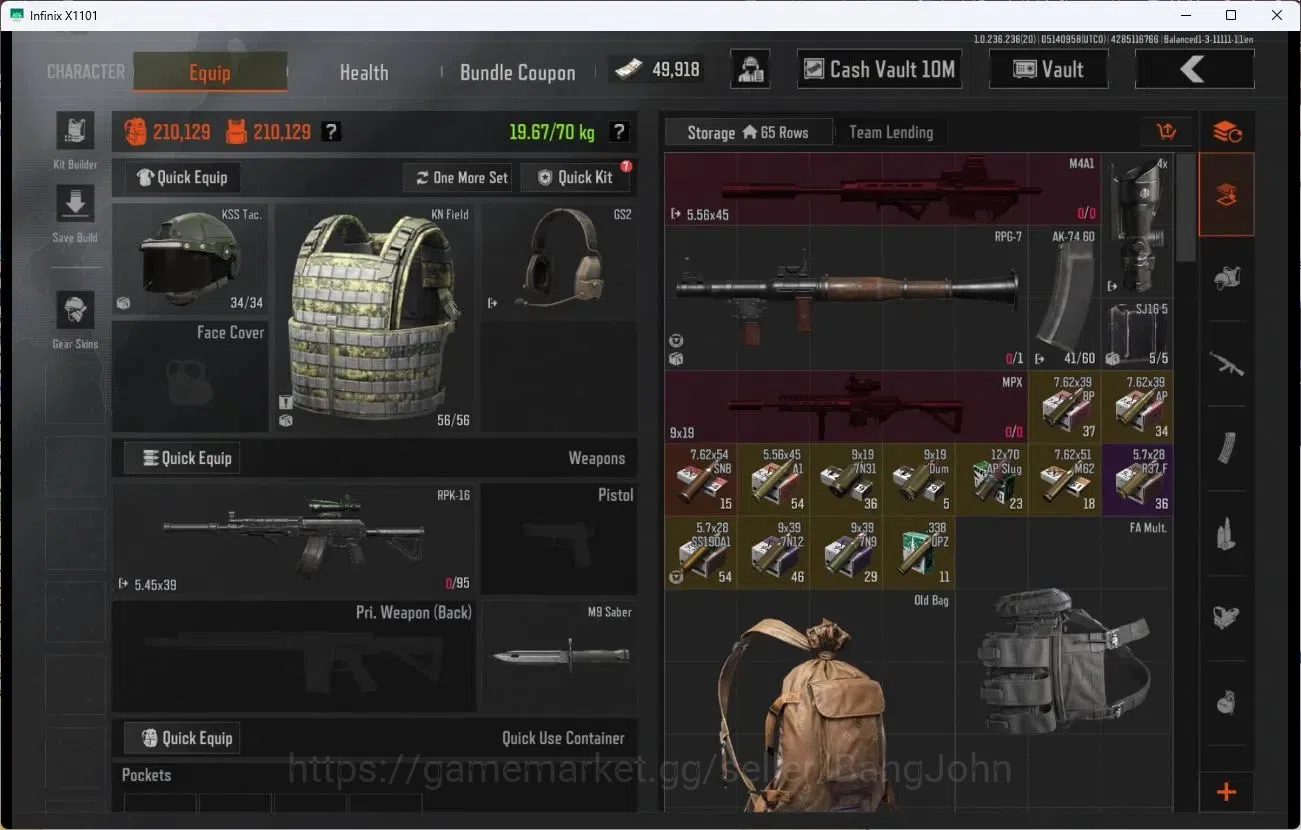 Arena Breakout Accounts High Value MOBILE Lvl30|SV 19,9M|CV 10M|MORE SKIN,WAYFER SET,PEACE SET,WIRE SET|MORE DETAIL CEK 4