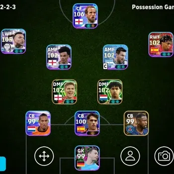 eFootball Accounts Legends & Iconic Players Mobile|PW 3123|New Harry Kane ShowT,Kylian Mbappe ShowT,Nico O'Reilly