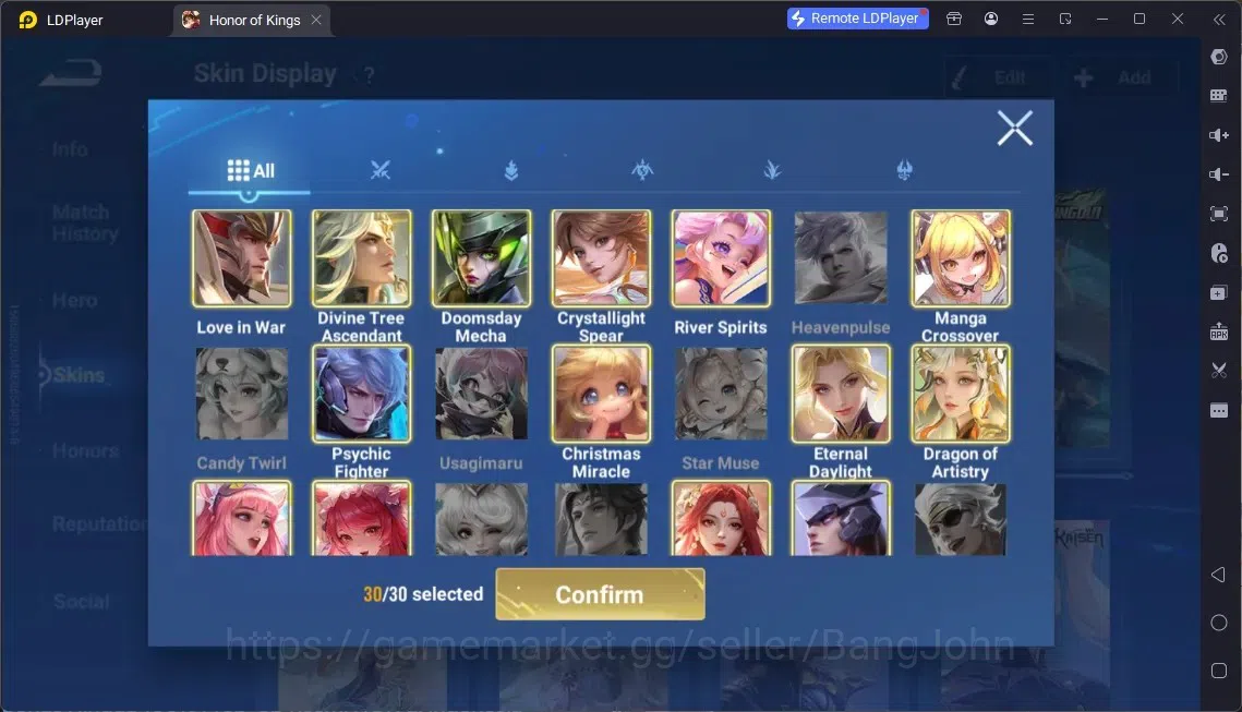 Honor of Kings Accounts Global | 113H 189S | Legend Ying,Legend Lady Sun,S image 19