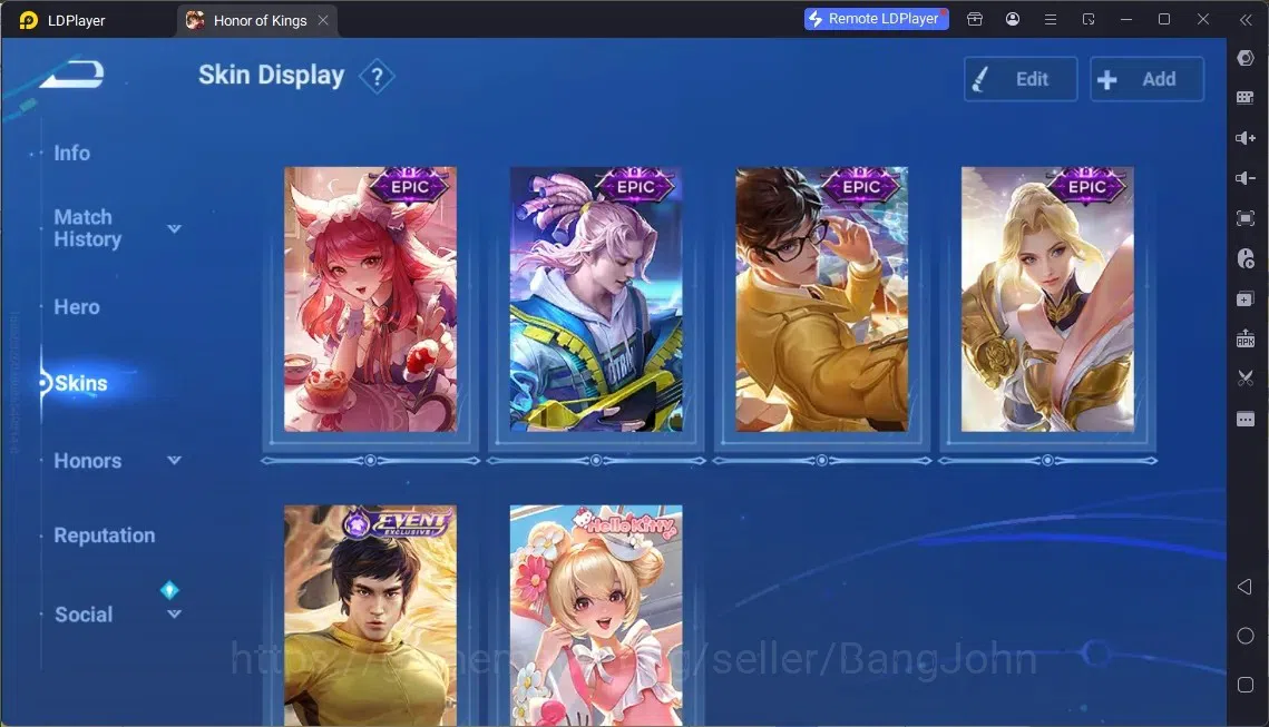 Honor of Kings Accounts Global | 113H 189S | Legend Ying,Legend Lady Sun,S image 6