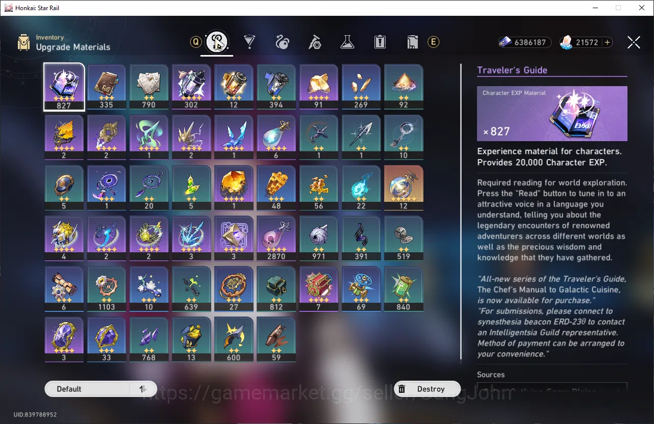 Honkai Star Rail Accounts ASIA | TL 59 | 6 Limit | Premium DOT | Hysilens E1 image 7