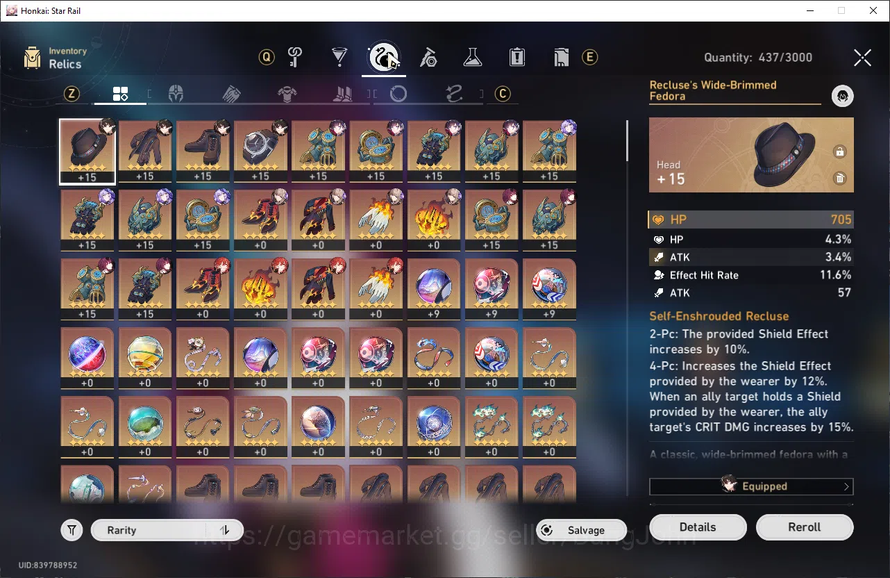 Honkai Star Rail Accounts ASIA | TL 59 | 6 Limit | Premium DOT | Hysilens E1 image 8