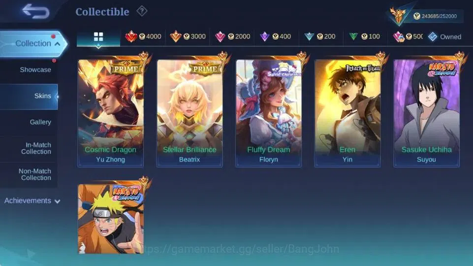 Mobile Legends: Bang Bang Accounts Global|Skin 550|Mega|Legend Freya+Lesley+Valir,Asp image 12