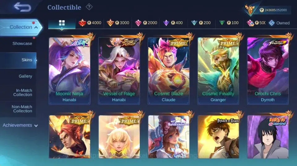 Mobile Legends: Bang Bang Accounts Global|Skin 550|Mega|Legend Freya+Lesley+Valir,Asp image 13