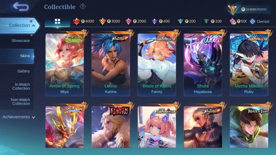 Mobile Legends: Bang Bang Accounts Global|Skin 550|Mega|Legend Freya+Lesley+Valir,Asp image 15