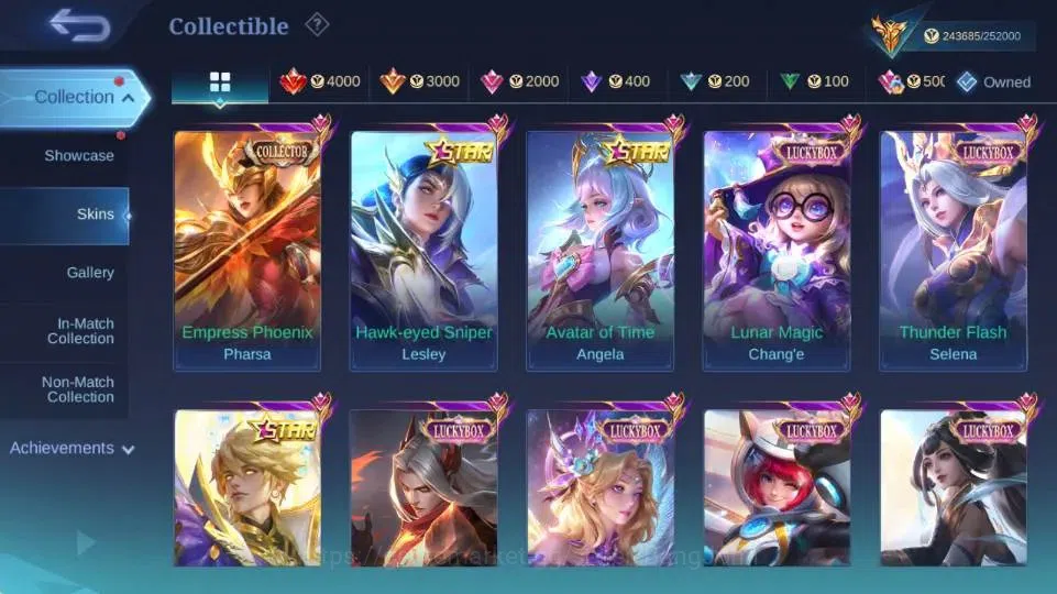 Mobile Legends: Bang Bang Accounts Global|Skin 550|Mega|Legend Freya+Lesley+Valir,Asp image 7