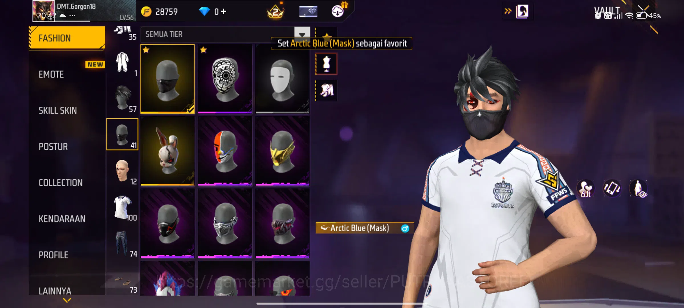 Free Fire Accounts Indonesia| M1887 LUMUT | VAULT TOTAL:320: SCAR CUP image 4