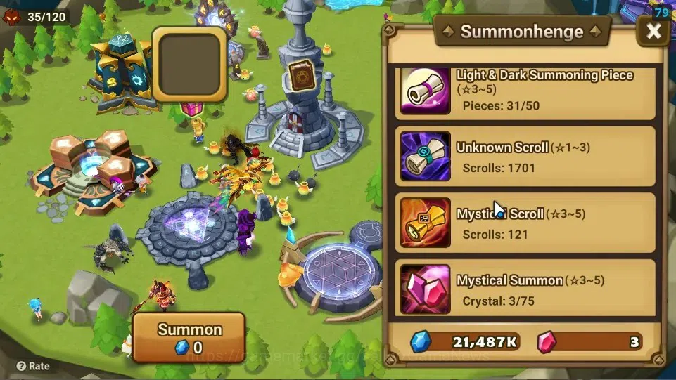 Summoners War: Sky Arena Accounts Starter ASIA|Lv 26|Ready Gacha|103 12 YSC + 160 11 YSC + 3 LAAS + 5 LS + 4 LDS + 121 MS |1 11