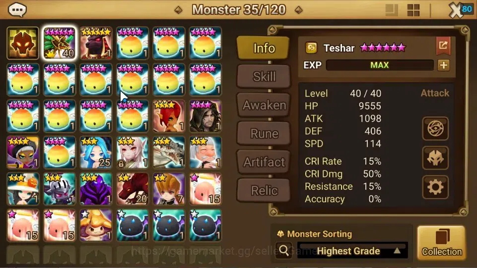 Summoners War: Sky Arena Accounts Starter ASIA|Lv 26|Ready Gacha|103 12 YSC + 160 11 YSC + 3 LAAS + 5 LS + 4 LDS + 121 MS |1 7