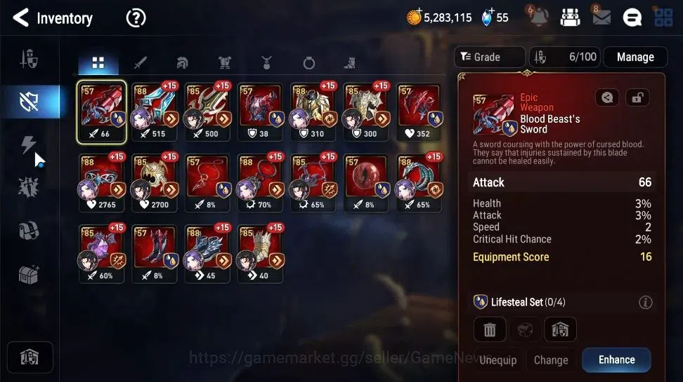 Epic Seven Accounts Global|UnVerif|3 ML(Rhianna&Luciel,EW Ludwig,TA Co image 16