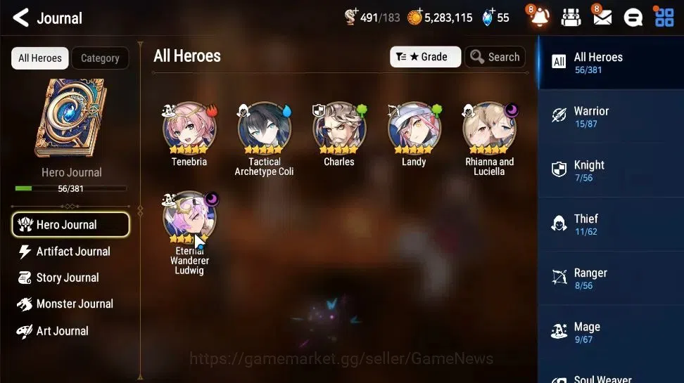 Epic Seven Accounts Global|UnVerif|3 ML(Rhianna&Luciel,EW Ludwig,TA Co image 5