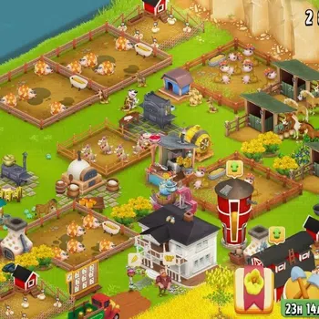 Hay Day Accounts Level 60|Barn Storage 4050 + Silo Storage 1000|2.8M Coins + 464 Diamonds|Can Upgrade Barn|CN ON|Supercell