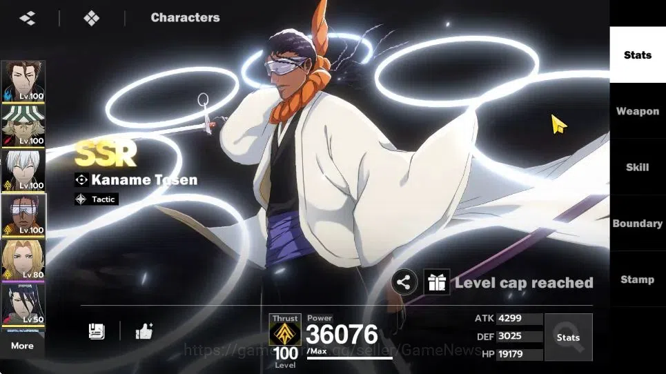 BLEACH: Soul Resonance Accounts NuverseSEA|END Lv73|10 SSR [(AizenB4,KisukeB1,Byak image 12