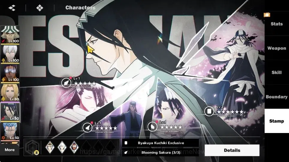 BLEACH: Soul Resonance Accounts NuverseSEA|END Lv73|10 SSR [(AizenB4,KisukeB1,Byak image 18