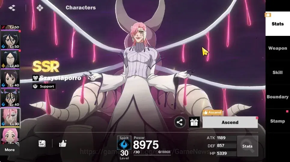 BLEACH: Soul Resonance Accounts NuverseSEA|END Lv73|10 SSR [(AizenB4,KisukeB1,Byak image 19