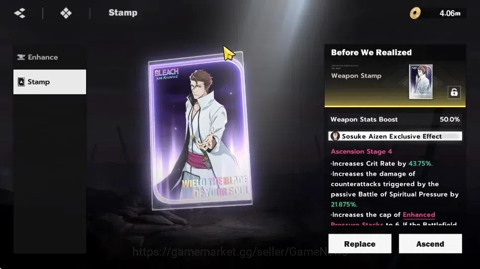 BLEACH: Soul Resonance Accounts NuverseSEA|END Lv73|10 SSR [(AizenB4,KisukeB1,Byak image 2