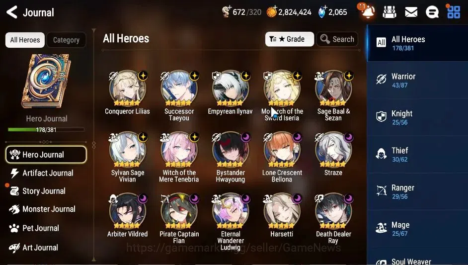 Epic Seven Accounts GLOBAL Unverif|NewEra|15 ML(EIlynav,Harsetti,DDRay image 4
