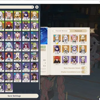 Genshin Impact Mid Game Asia |AR 55|5 Limited+3(*5Wep)|Neuvilette+Sign,Ski image 1