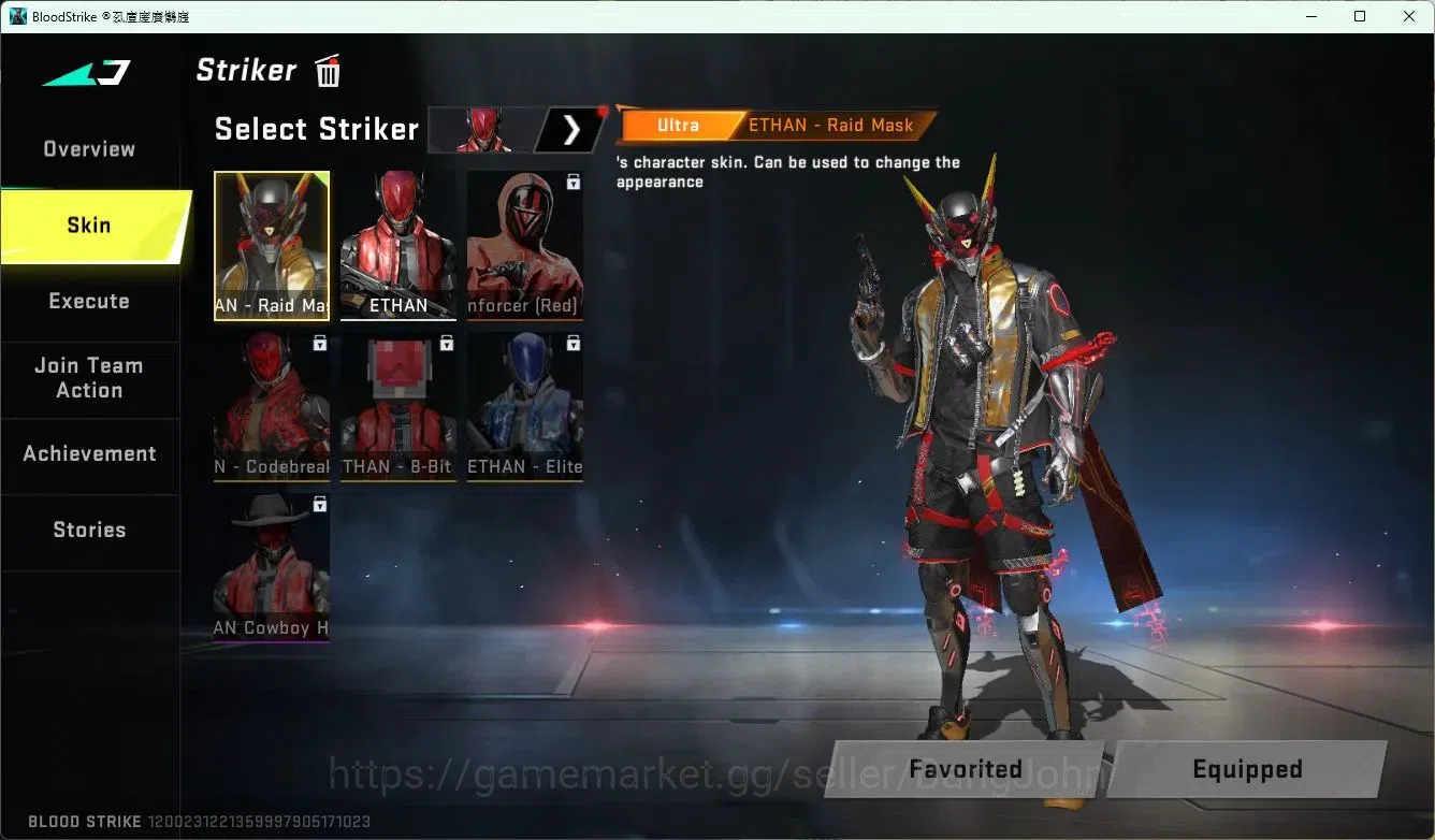 Blood Strike Accounts ASIA | ETERNAL: Desert Eagle Scorpius | 2 7DS: QBZ image 2