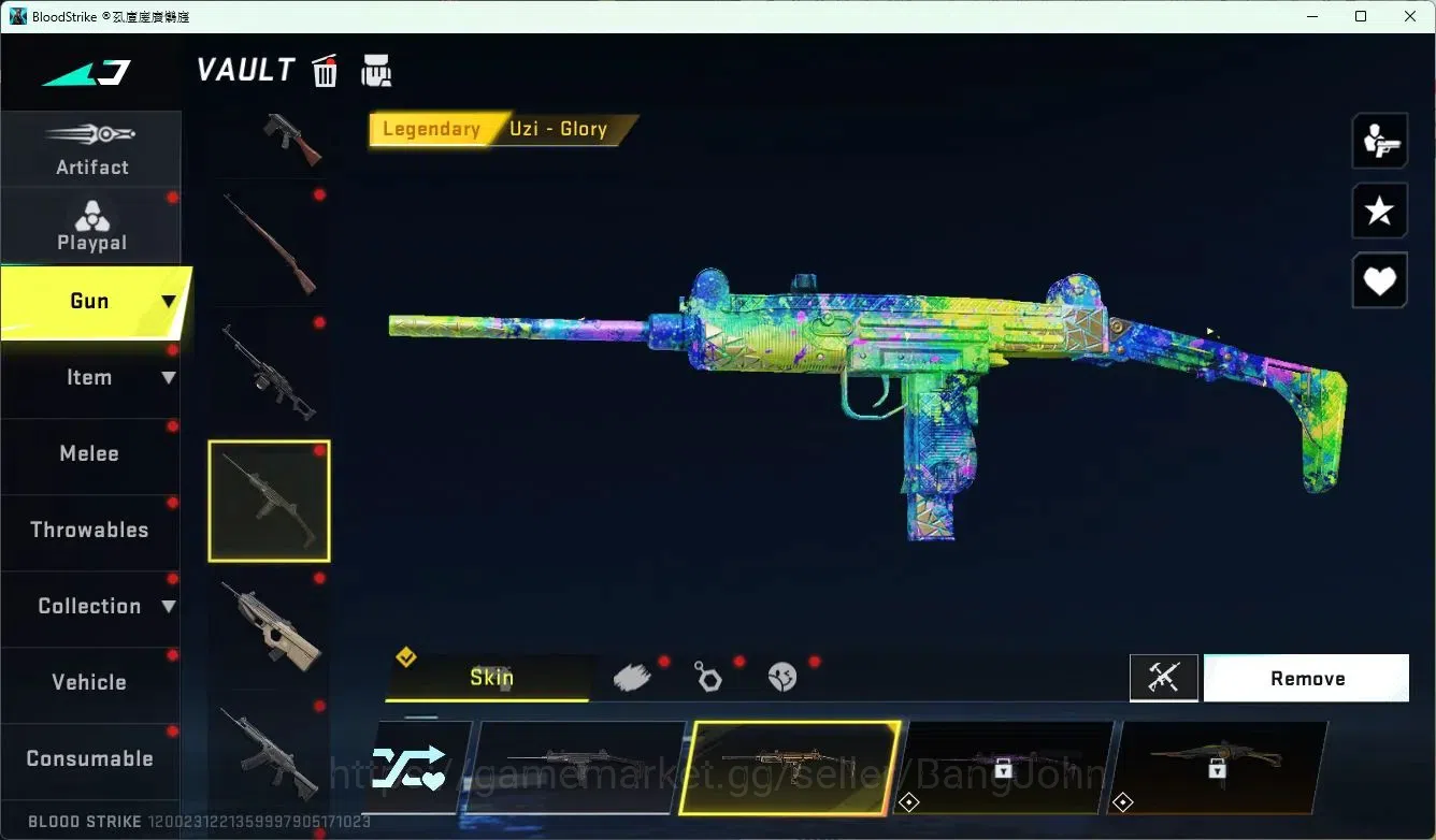 Blood Strike Accounts ASIA | ETERNAL: Desert Eagle Scorpius | 2 7DS: QBZ image 5