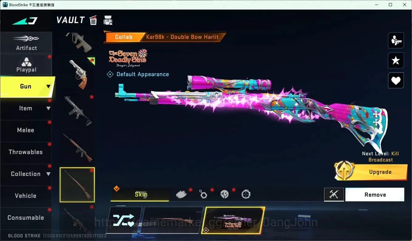 Blood Strike Accounts ASIA | ETERNAL: Desert Eagle Scorpius | 2 7DS: QBZ image 6
