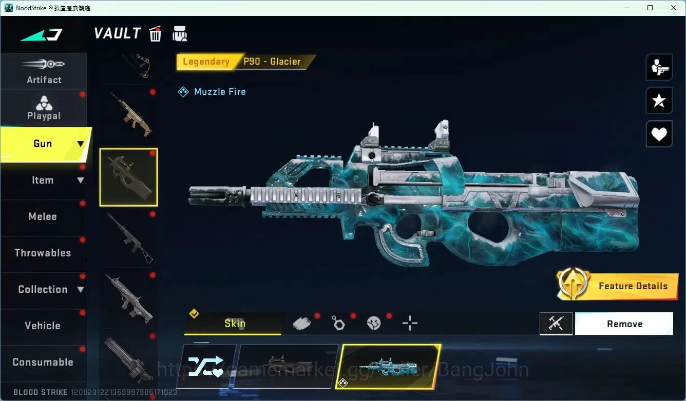 Blood Strike Accounts ASIA | ETERNAL: Desert Eagle Scorpius | 2 7DS: QBZ image 8